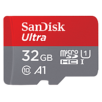 Карта памяти SanDisk microSDHC 32GB Class 10 UHS-I Ultra A1 (120Mb/s) (SDSQUNC-032G-ZN3MN)