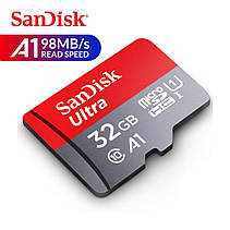 Карта пам'яті SanDisk microSDHC 32GB Class 10 UHS-I Ultra A1 (120Mb/s) (SDSQUNC-032G-ZN3MN), фото 2