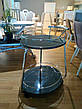 Сервірувальний столик Флоренція V323 TES MOBILI, метал + сірий МДФ, фото 2