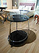 Сервірувальний столик Флоренція V323 TES MOBILI, метал + сірий МДФ, фото 4