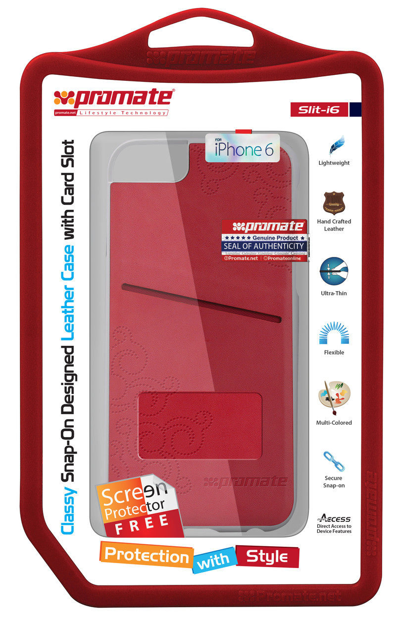 Чохол для iPhone Slit-i6 Red (slit-i6.red), фото 1