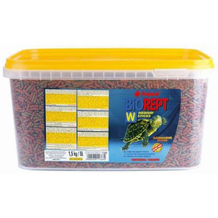 Tropical BioRept W - корм для водних черепах 5 л, 1.5 кг, фото 1
