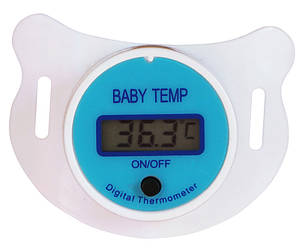 Цифровий термометр у формі соски (пипка) Baby Temp для дітей Блакитний