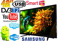 Новинка! Телевизор Samsung SMART TV Led TV L42 400Zh!!! DDR3!!! Android 9!