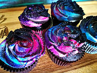 Як створити космічні капкейки з допомогою аерографа?