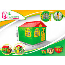 Дитячий будиночок зі шторами пластиковий