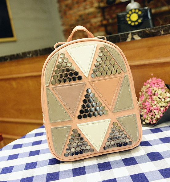 Стильний жіночий рюкзак Рожевий