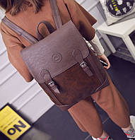 Міський жіночий рюкзак вінтажний Коричневий