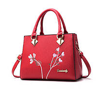 Модная женская сумка Искусственная кожа, Красный, Средний