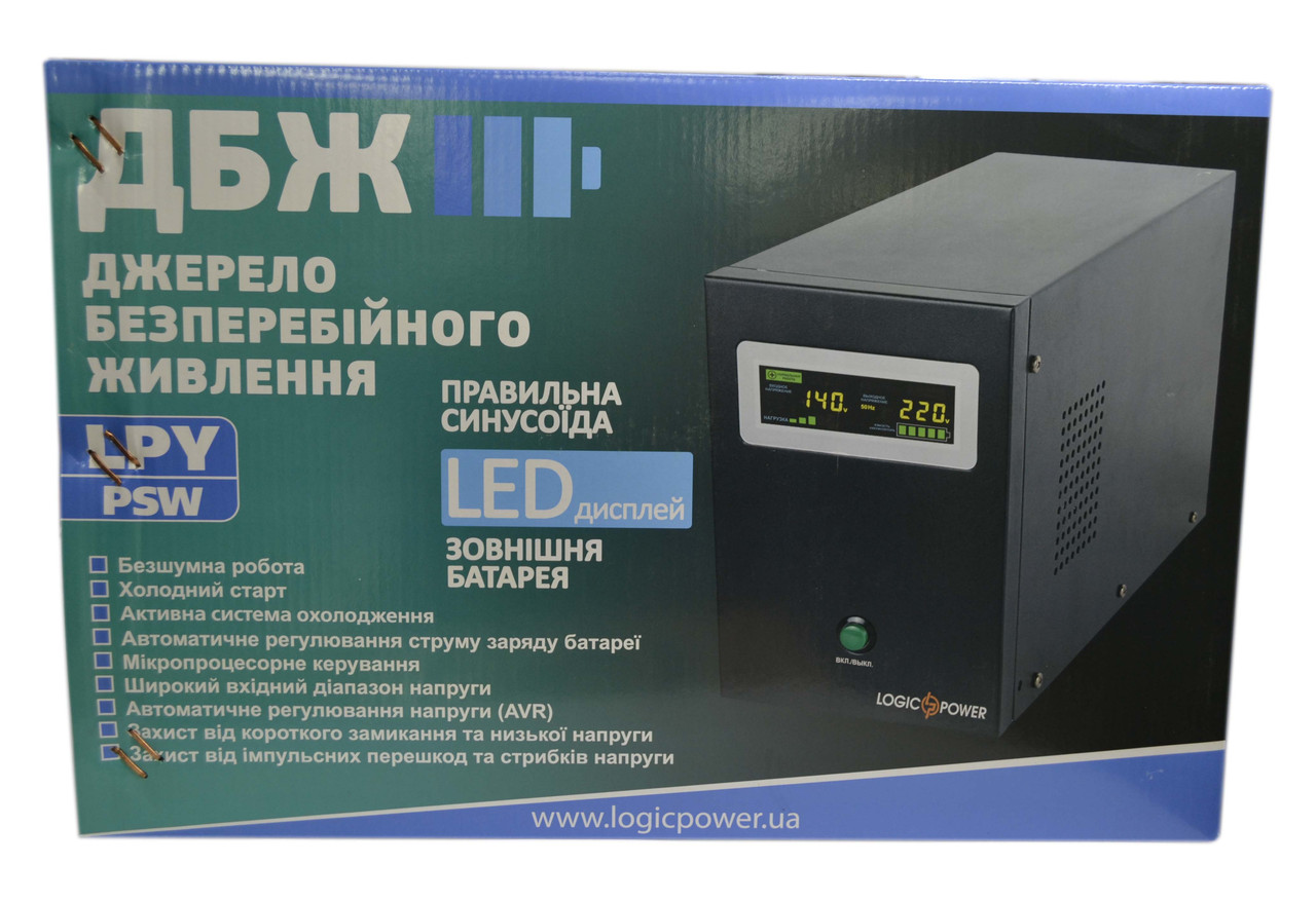 ИБП Logicpower lpy-b-psw-800+ - фото 10 - id-p69088517