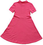 Сукня дитяча рожева, тканина лакоста, зріст 122 см, Робінзон, фото 2