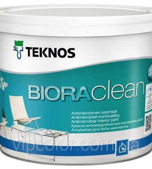 TEKNOS BIORA CLEAN Фарба для стін і стель матова База 9 3 л, фото 1