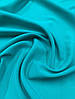 Літня тканина креп-шифон колір бірюзовий, фото 2