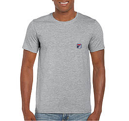 Чоловіча футболка Fila,чоловіча футболка Філа, спортивна, брендовий,бавовна, сіра S