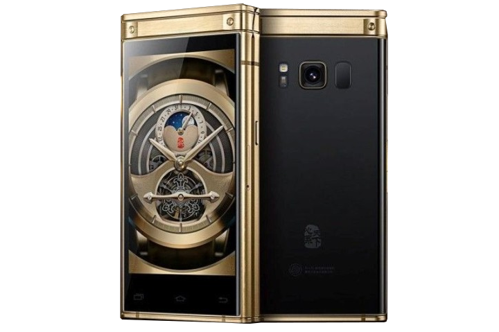 Розкладний смартфон Tkexun W2018 gold