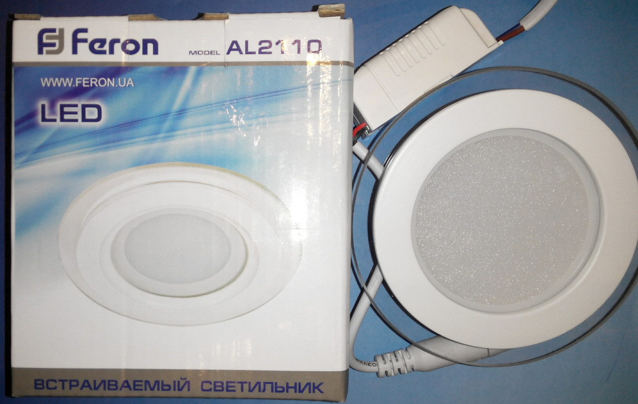 Світлодіодна LED панель Feron AL2110 6W 480Lm 2700K 100*35m OL