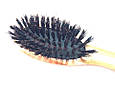 Масажна щітка для волосся SALON PROFESSIONAL бамбукова з натуральною щетиною, маленька, фото 2