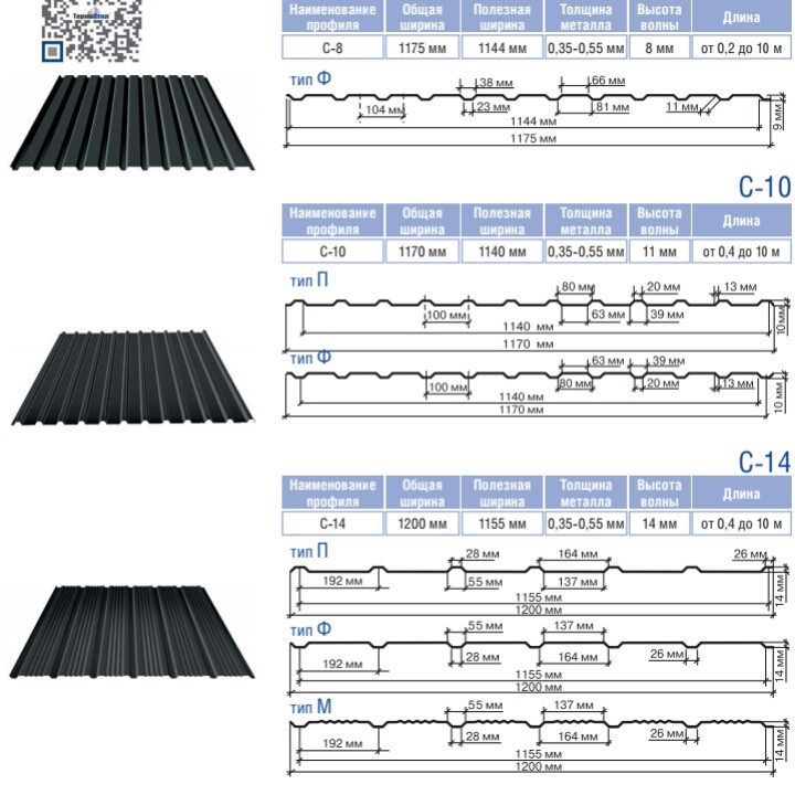 Профнастил С-10 тип П | RAL 8017 | завод Термастил | Китай | 0,45 мм. - фото 6 - id-p983466404