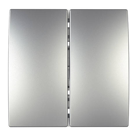 MGU3.213.30 Вимикач 2-кл. прохідний 2м алюміній Unica Schneider Electric, фото 1