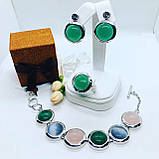 Комплект прикрас зі срібла Ідеал, фото 3