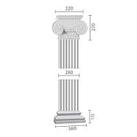 Пилястра из гипса, гипсовая пилястра ка-69