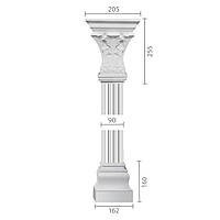 Пилястра из гипса, гипсовая пилястра ка-72