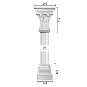 Пілястра з гіпсу, гіпсова пілястра ка-72