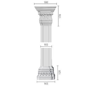 Пілястра з гіпсу, гіпсова пілястра ка-79