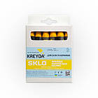 Крейда воскова для маркування на склі, жовтий, 12шт., фото 3