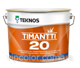 TEKNOS TIMANTTI 20 Напівматова фарба для внутрішніх робіт База 9 3 л, фото 1