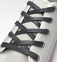 Шнурки для обуви 5 мм 90 см / темно-серый (упак.36 пар) пропитка плоская / тип 2.5 KIWI