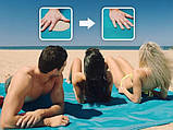 Анти-пісок пляжна диво-підстилка Originalsize Sand Free Mat 200*200 Рожева, фото 5