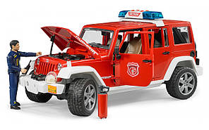 Джип пожежний Bruder Wrangler Unlimited Rubicon з фігуркою пожежника 1:16 (02528)