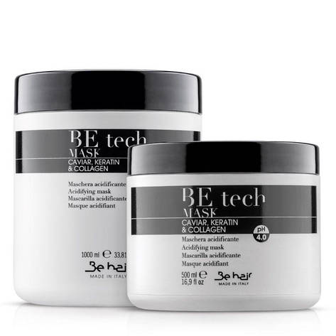 BE HAIR Кисла рН-маска з кератином і колагеном 1000 мл, фото 1