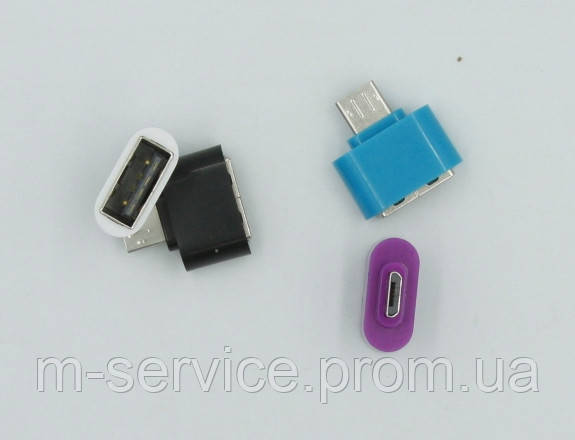 OTG переходник microUSB - USB (ID#983617473), цена: 30 ₴, купить на Prom.ua