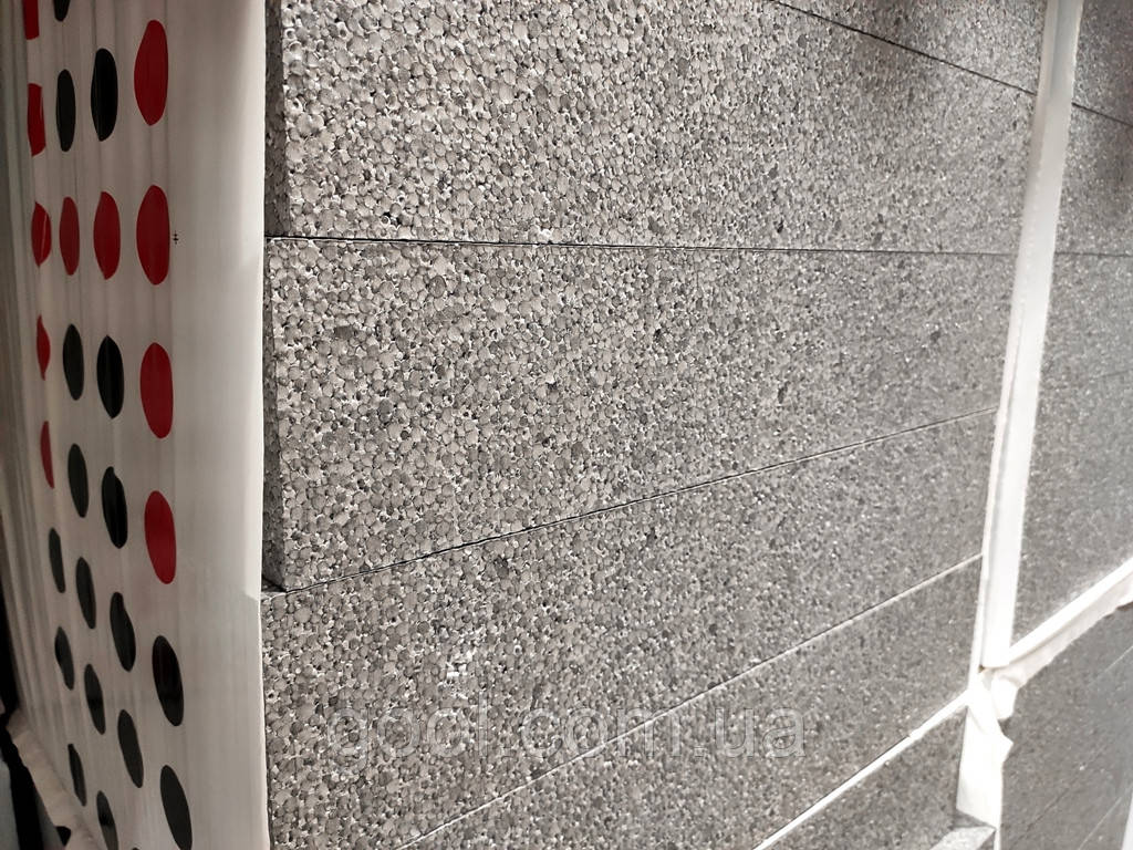 Пінопласт графітовий Hirsch Porozell EPS 60 Graphite 1000х500х100мм щільність 13 кг\м3 в упак. 6 шт.