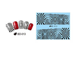 Наклейки для нігтів BD-013