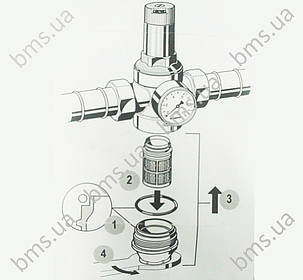 Регулятор тиску води D06F-1/2 A, фото 2