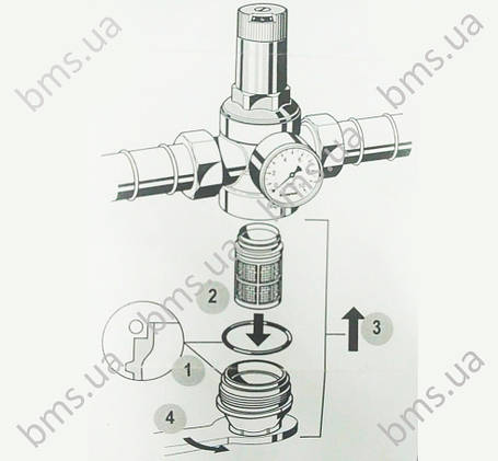 Регулятор тиску води D06F-1/2 A, фото 2