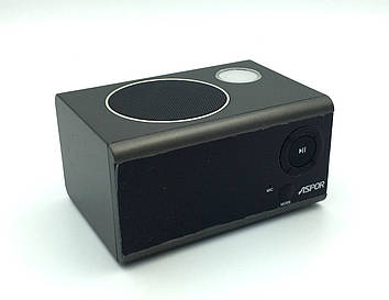 Бездротова колонка/годинник/будильник/FM радіо/нічник ASPOR A659 (5W) Sound Box Black