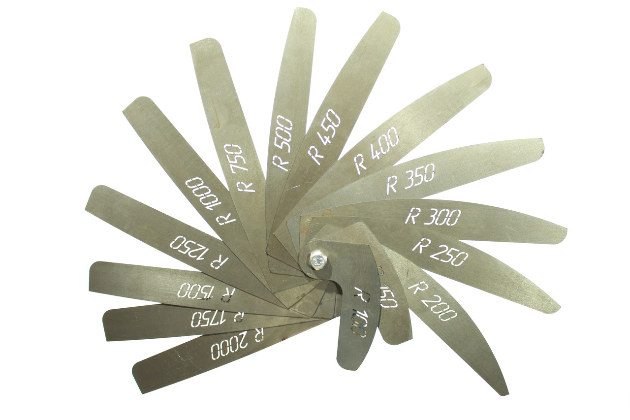 Комплект шаблонів радиусомеров 0,5 мм