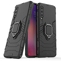 Чехол Iron Ring для Xiaomi Mi 9 SE бронированный бампер Броня Black