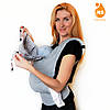 Ерго-рюкзак Optima - Сільвер для перенесення дітей з 6 міс. до 36 міс. ТМ "Nashsling", фото 3