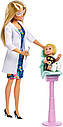 Лялька Барбі Дантист Стоматолог Блондинка Barbie Dentist FXP16, фото 3