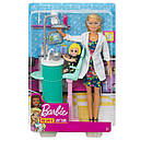 Лялька Барбі Дантист Стоматолог Блондинка Barbie Dentist FXP16, фото 6