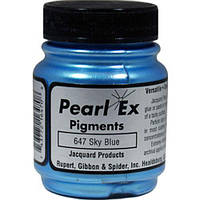 Високоякісні пігменти Перлекс Pearl Ex Перлекс (США), небесний 647, пробник, 2 м, ріпак