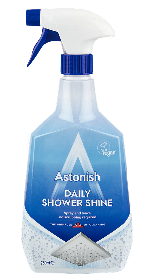 Засіб для чищення душових кабін Astonish daily shower shine 750 мл. - фото 3 - id-p983710712