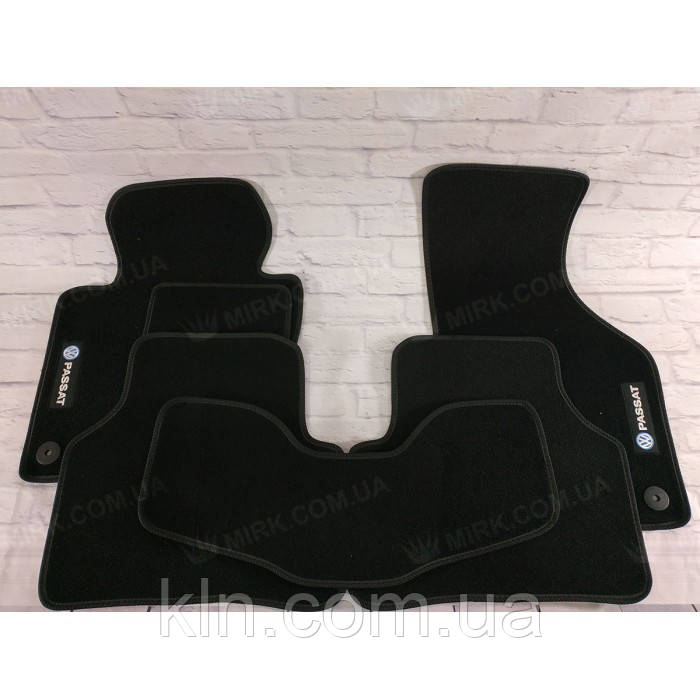 Преміум килимки в салон автомобіля текстильний Volkswagen Passat B7 2010-2015 Beltex чорний premium, фото 1
