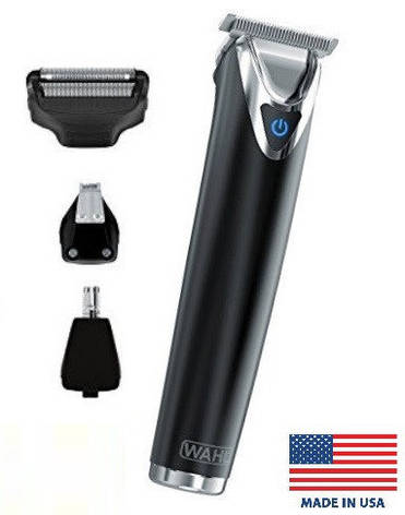 Тример для окантовки та стриження бороди Wahl Stainless Steel Advance, чорний (9864-600BK), фото 1