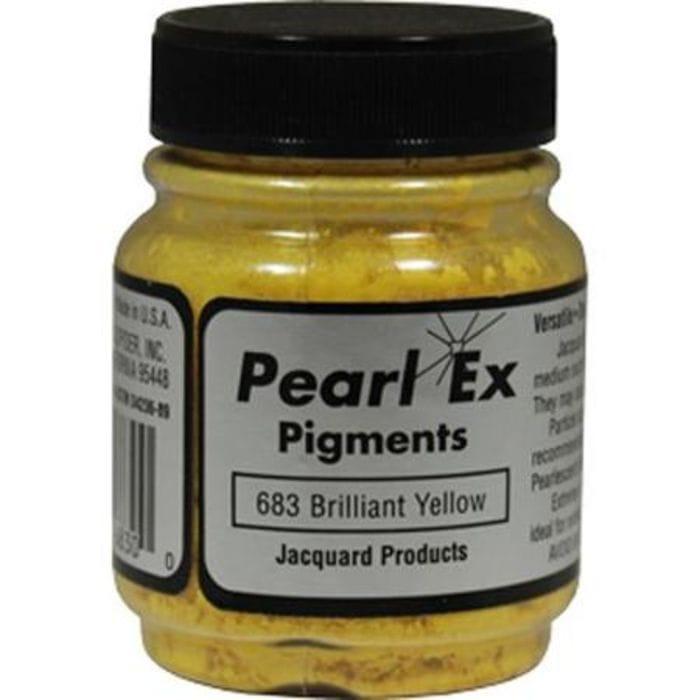 Пігмент високоякісний Перлекс PearlEx Перлекс(США) імітація металу,яскраве жовте зол 683, пробник 2г